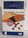 Фильтр бумажный для кофемашин Finum №4 (100 шт)