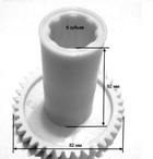 Шестерня большая для мясорубки Vitek, d-82/32мм